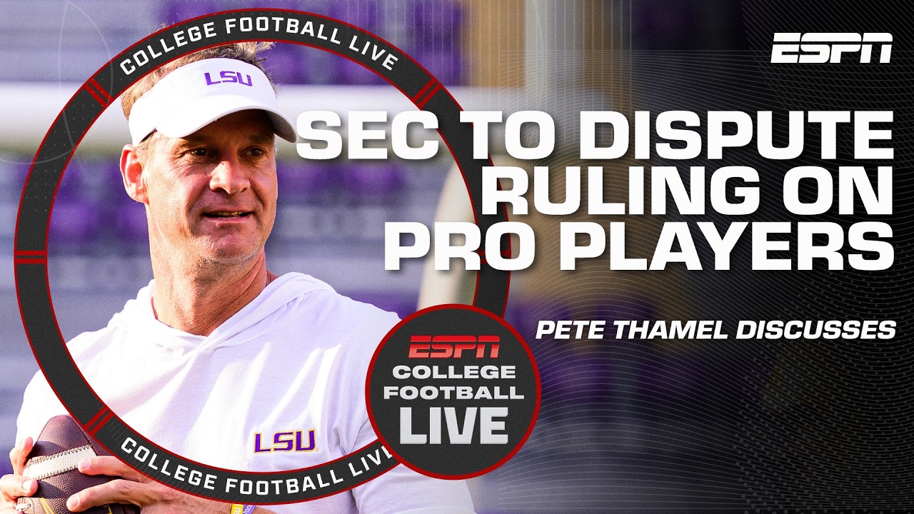 SEC &lsquo;will not budge&rsquo; on barring pro players from returning | College Football Live