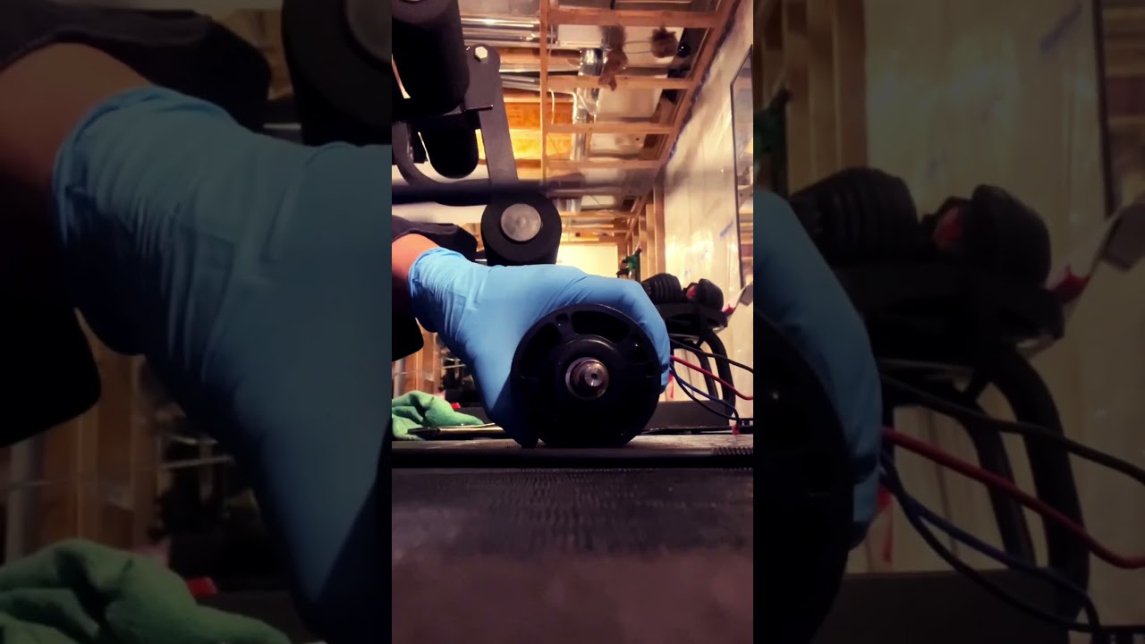 EASY FIX short - Nordictrack Treadmill motor repair - step 4: remove motor housing (full vid below)