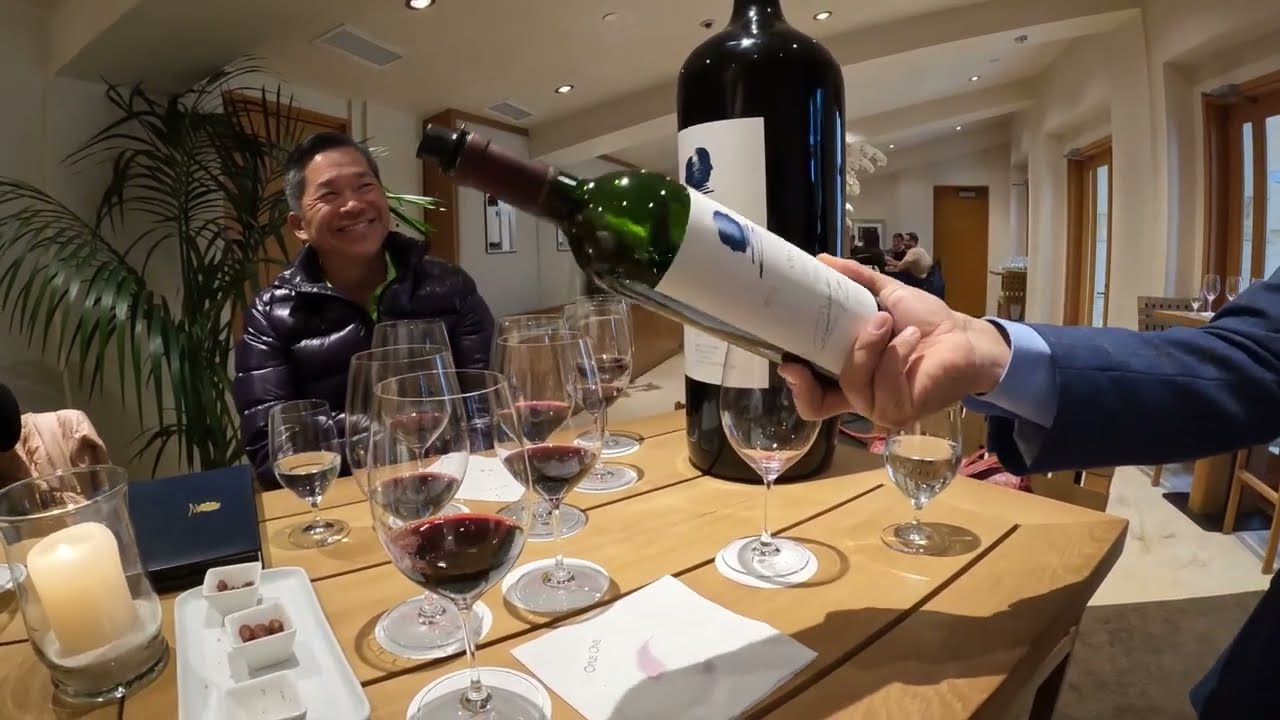 A Wet Day Wine Tasting @ Opus One