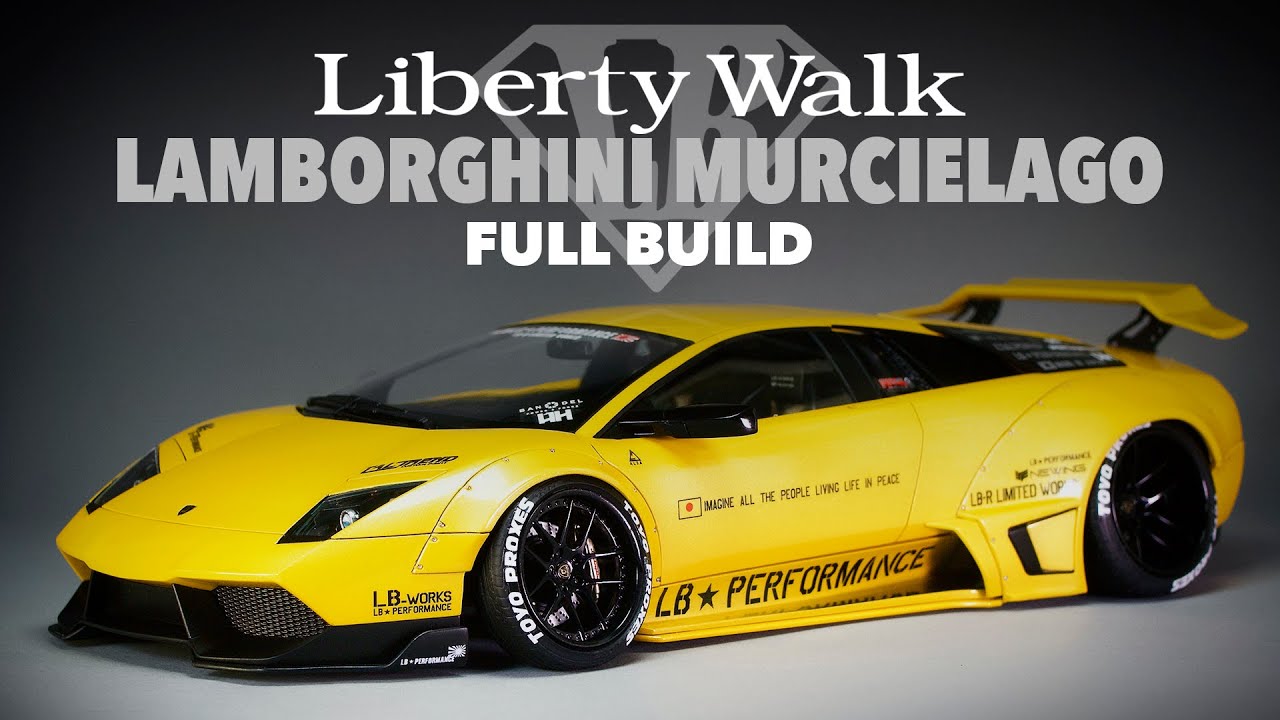 LibertyWalk Lamborghini Murciélago • 1/24 Aoshima • Full Build