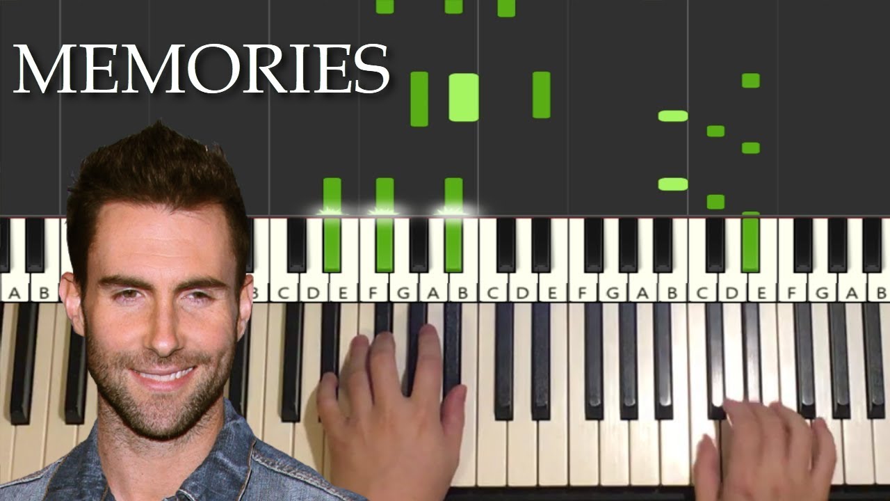 Maroon 5 - Memories (Piano Tutorial Lesson)