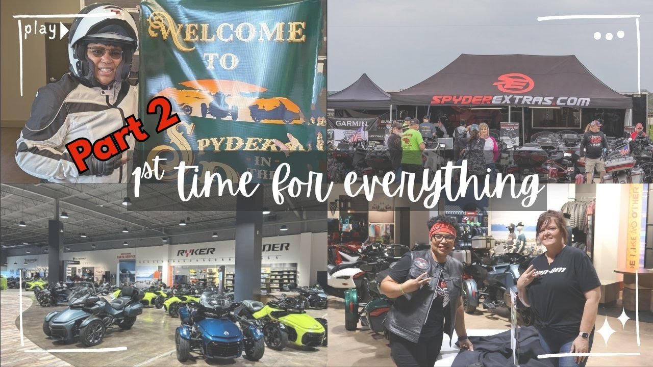 Spyder Ryder Attends her 1st. Spyder Rally!