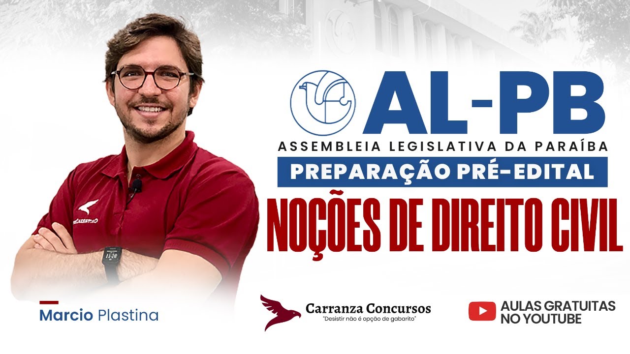 AL-PB Direito Civil | Noções Essenciais para Concurso Público