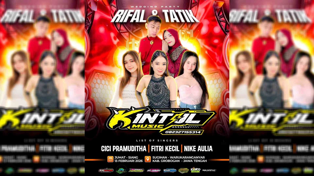 🔴LIVE STREAMING || KINTUL MUSIC || WEDING PARTY RIFAL & TATIK | SNT 96 PRO AUDIO | SJR HD LIVE