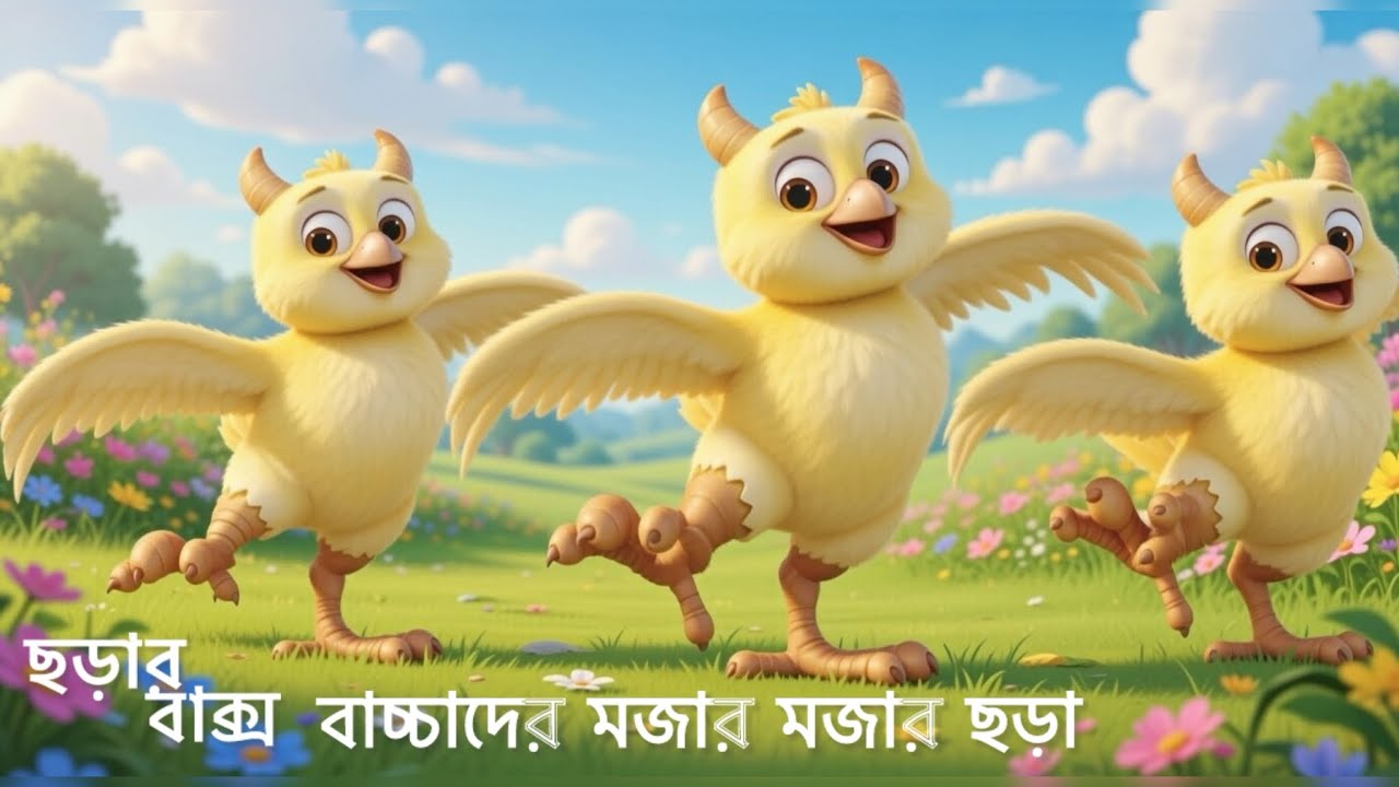 বাচ্চাদের মজার মজার ছড়া।  nursery Bengali rhymes।