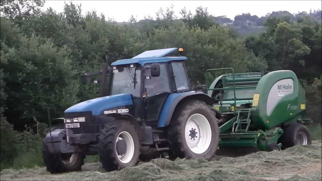 New Holland 8360 Bailing Pt1