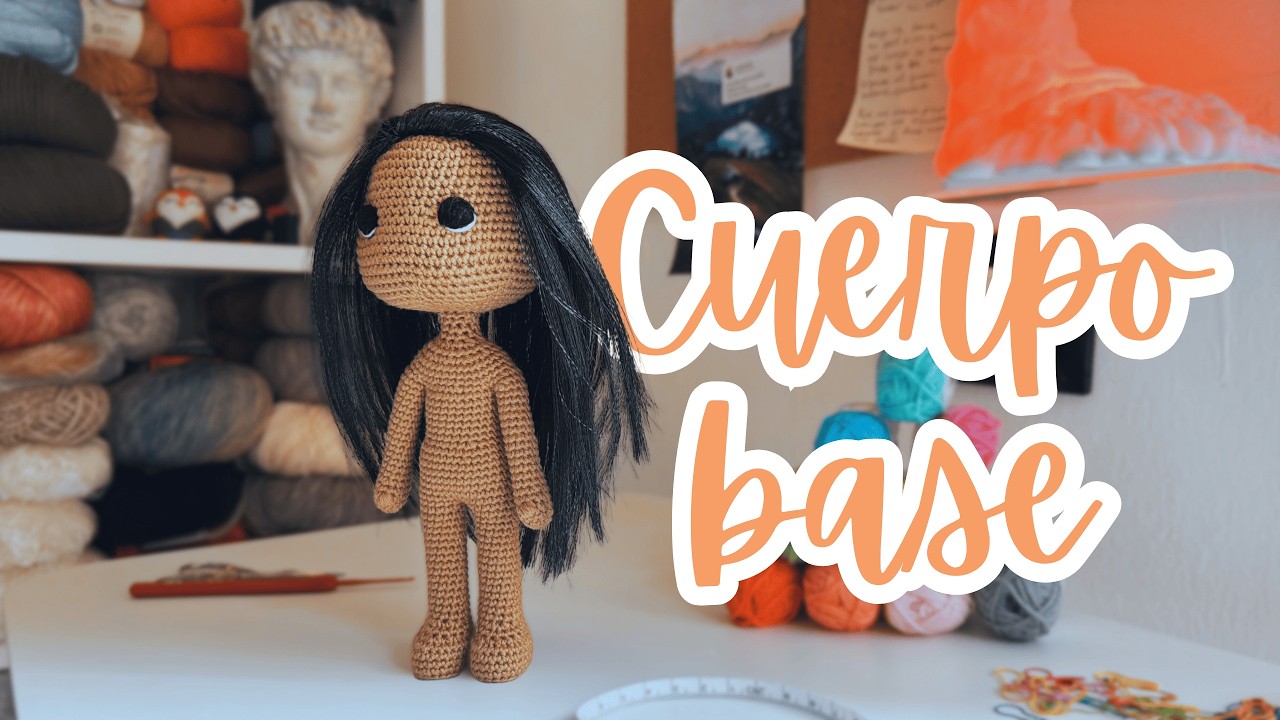 Cuerpo base de amigurumi perfecto para princesas🩷Tutorial Pasó a Paso