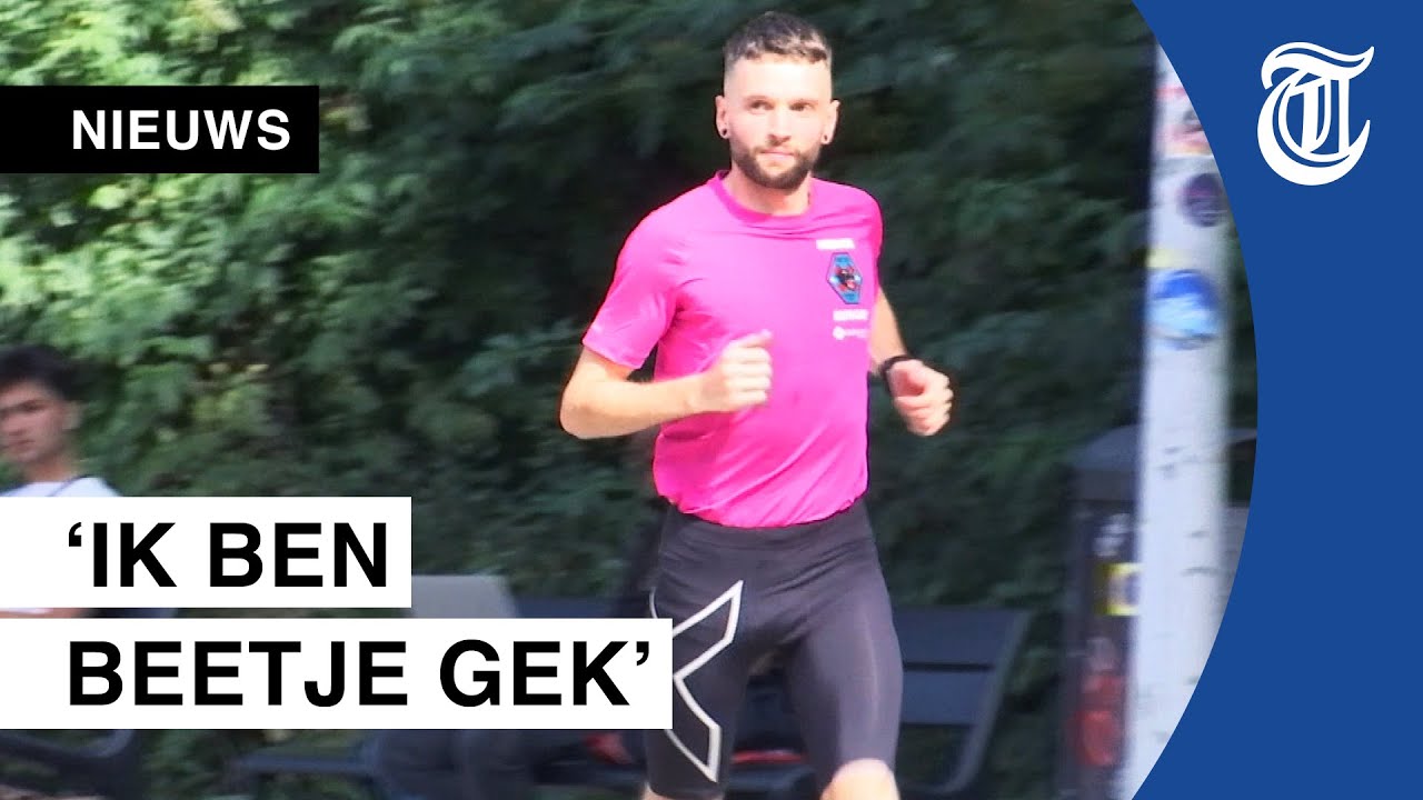 Hardloper Jake gaat 200 km rennen op snikhete dag