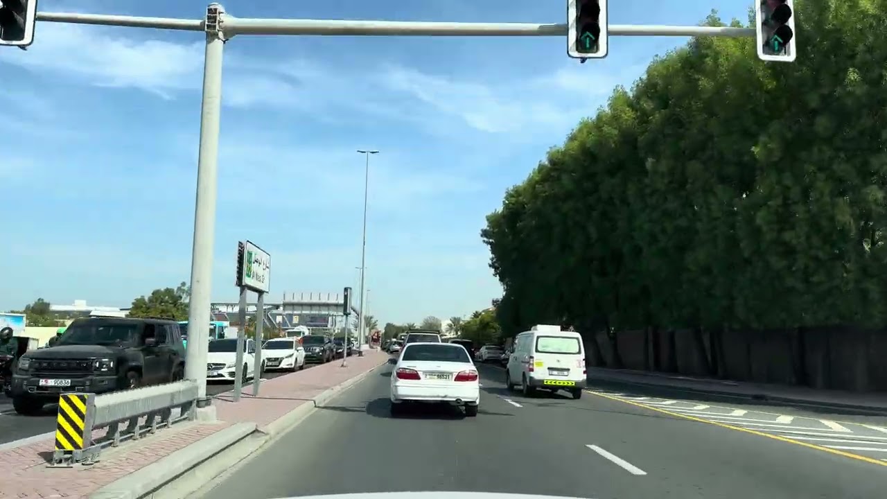 Relaxing Dubai Drive 🇦🇪 | Umm Suqeim to DIFC Index Tower | 4K 60FPS