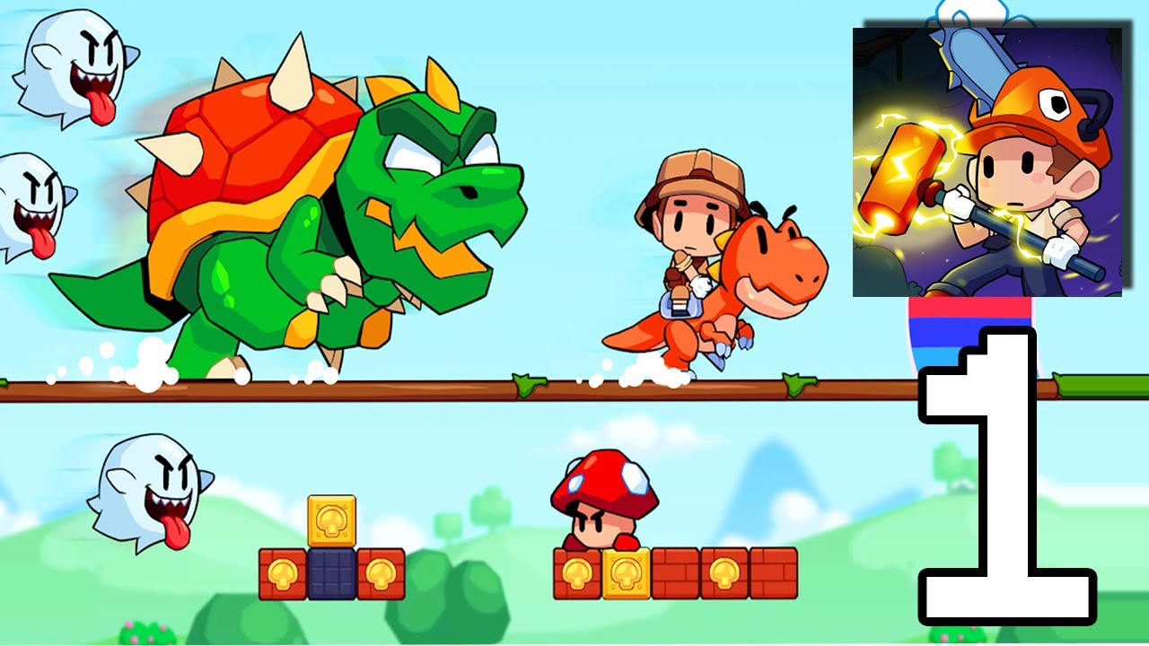 Super Meno - Jungle Platform Android Gameplay