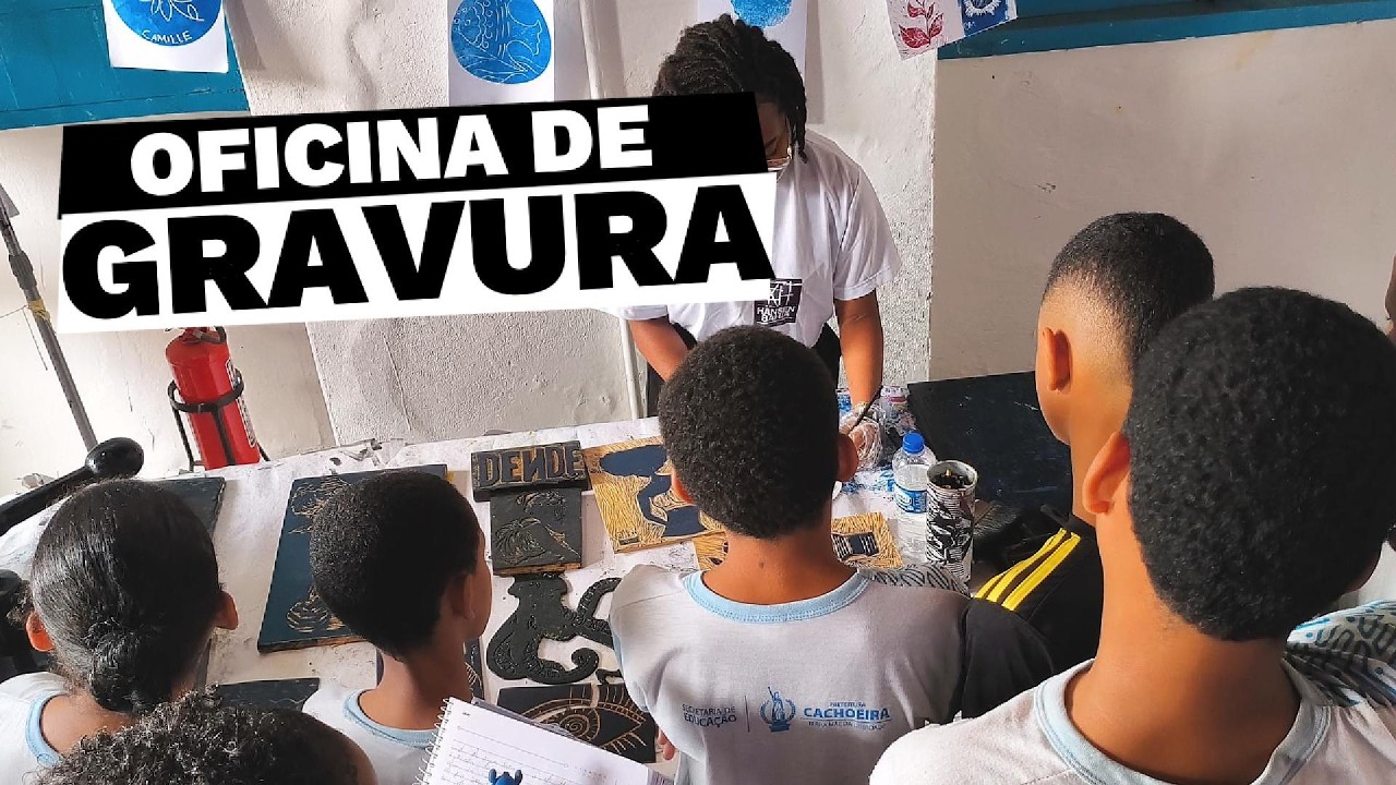 Oficinas de Gravura com Camille Moreira