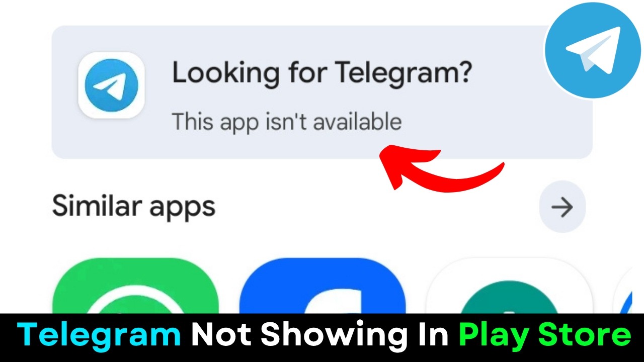 Telegram Missing From Play Store Fix (2026) | App Download Issue | Google Play Error Solution