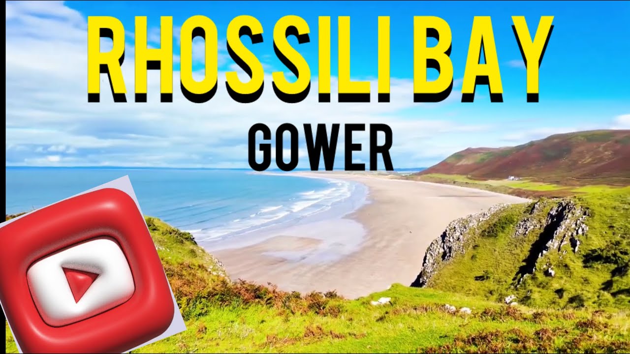 Rhossili Bay and Worms Head Gower | A cliff top walk with stunning views #gower #coast #beach