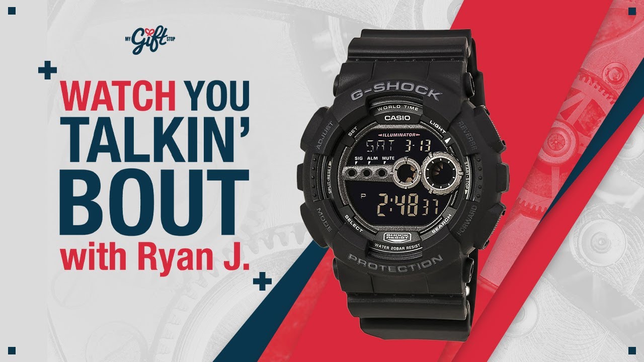 Casio G-Shock GD100-1B World Time Watch Review