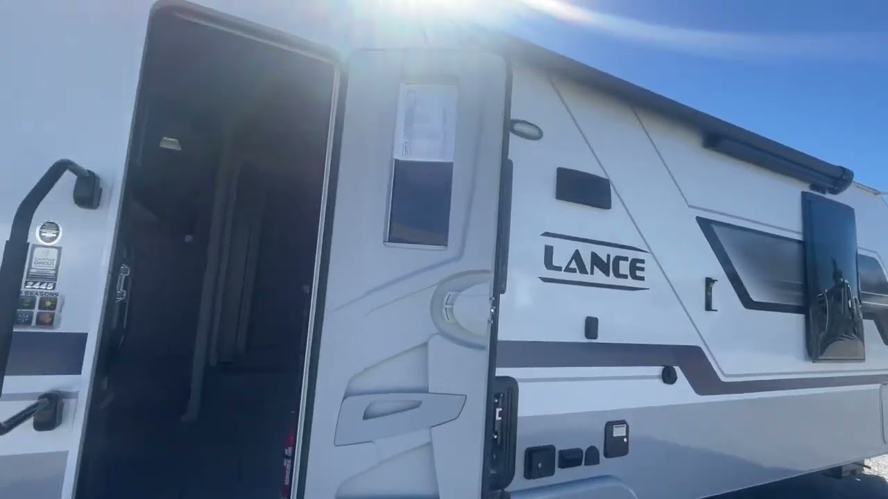 Johnny shows a 23 Lance 2445 Travel Trailer