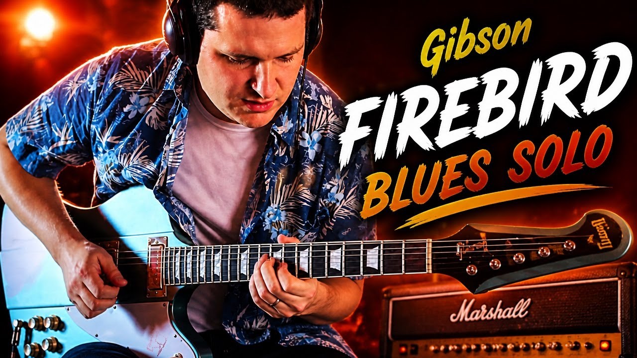 Gibson Firebird Blues Solo