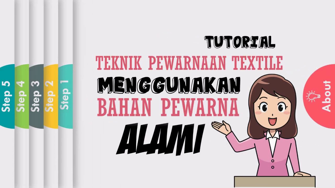 TUTORIAL PEWARNAAN TEXTILE MENGGUNAKAN PEWARNA ALAMI