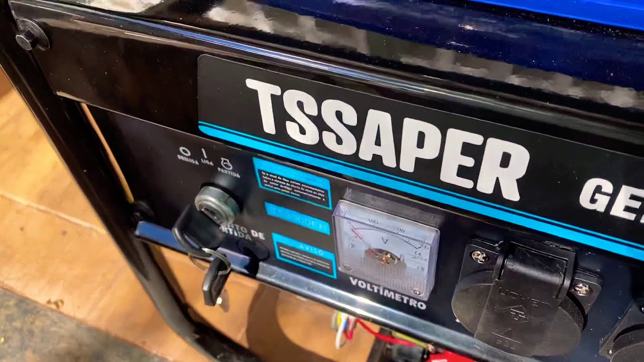 Review/Análise Gerador Tssaper 3.75 kva