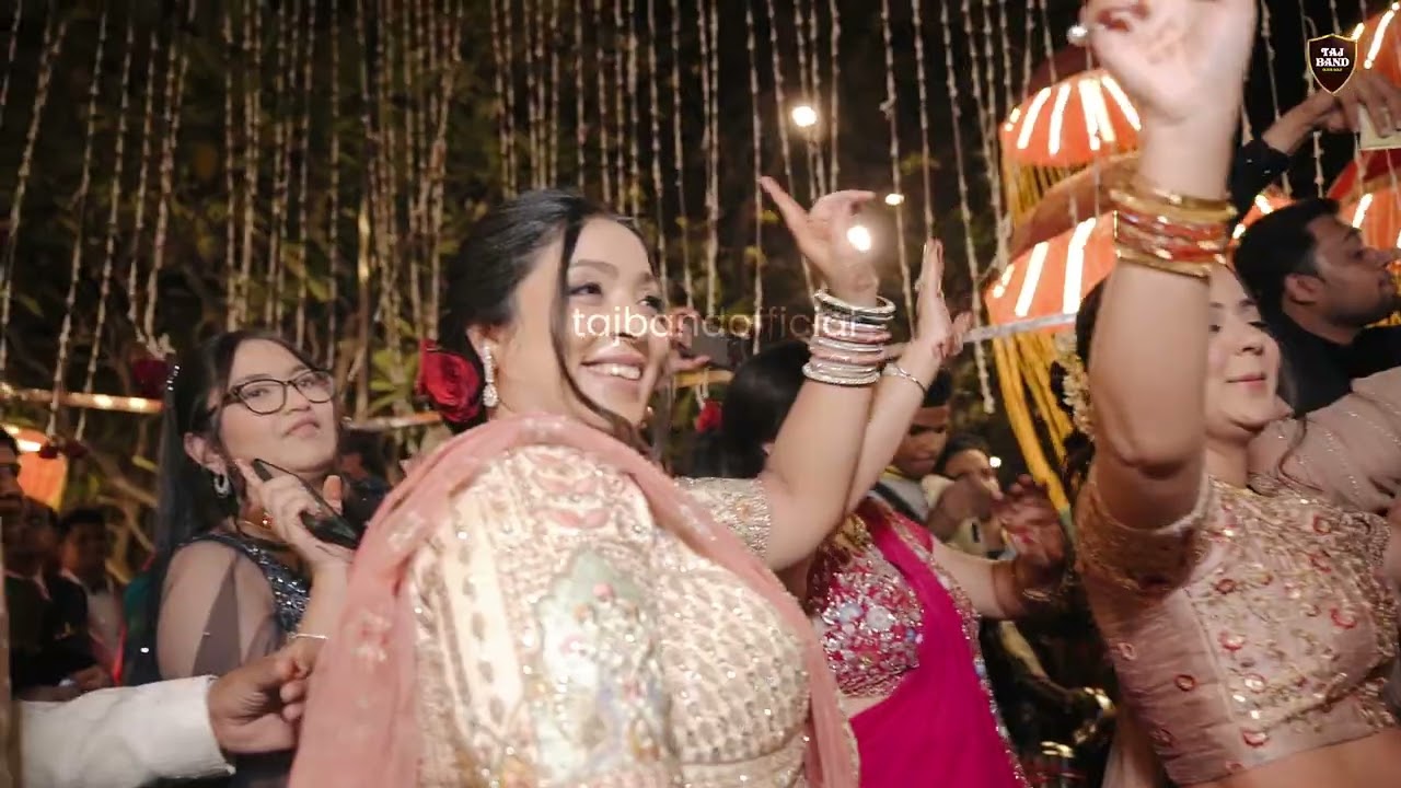 The Grand Indian Wedding  Taj Band Live Performance 2025  Big Fat Baraat Celebration