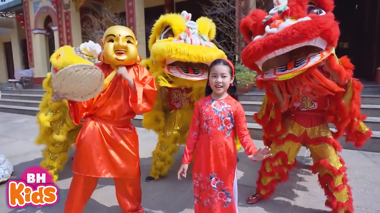 Nhạc Tết Thiếu Nhi Múa Lân Ông Địa Vui Nhộn - Bài Hát Thiếu Nhi Chúc Tết Hay Nhất 2026
