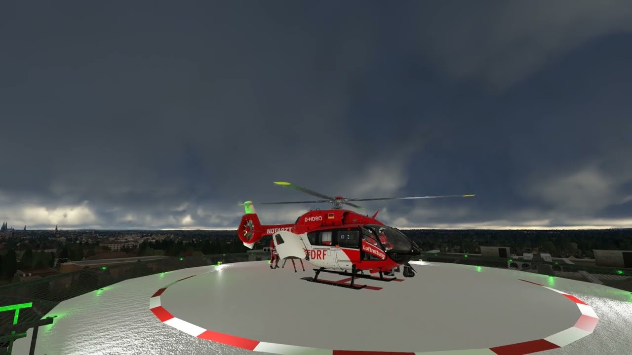 MSFS2020! Im Einsatz mit der HPG H145/ Mit DRF Christoph 42 zum Reitunfall am Ferienhof bei Lübeck