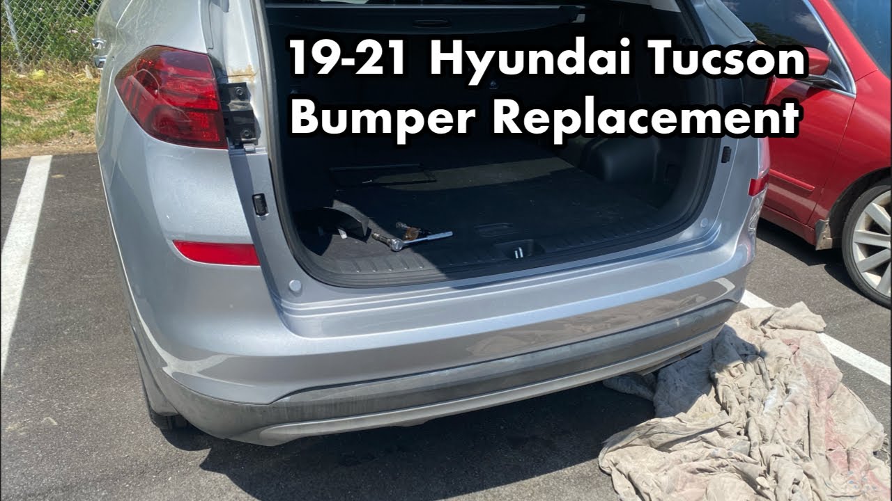 Rear Bumper Replacement Remove and Install 2019-21 Hyundai Tucson