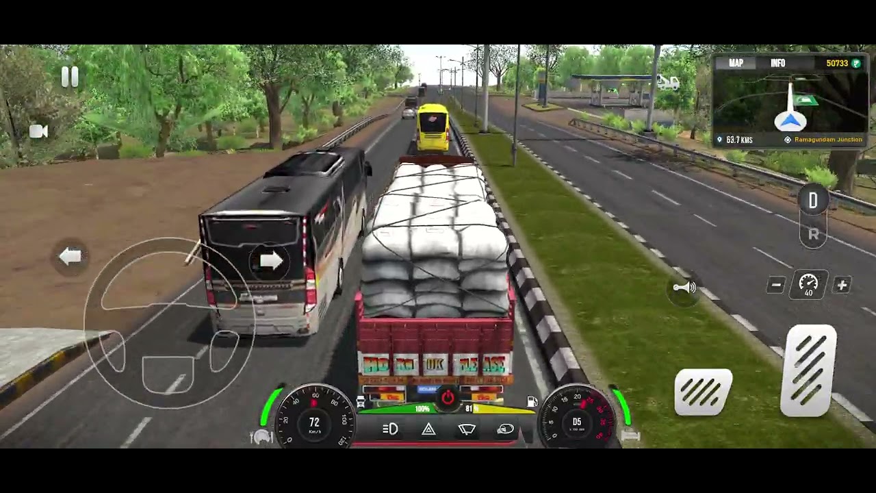 Indian truck driving | Telangana routes | Please Subscribe #Truck #driving #games #video 