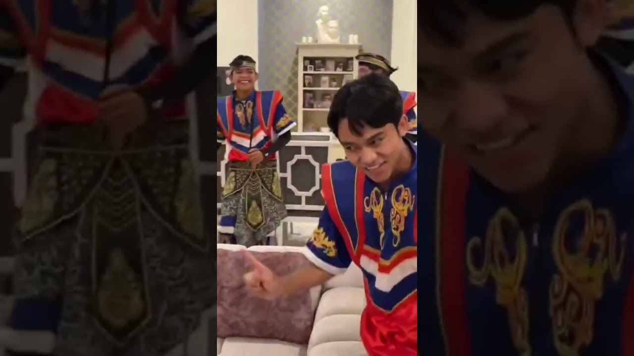 Betran peto (anaknya Ruben onsu) naik singa Depok