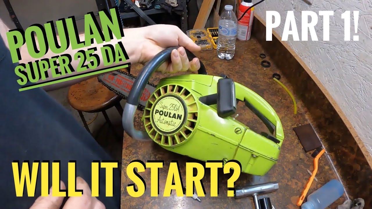 Poulan Super 25DA: поедет ли? Часть 1!