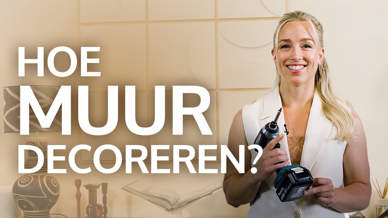 Een kale MUUR DECOREREN doe je zo!