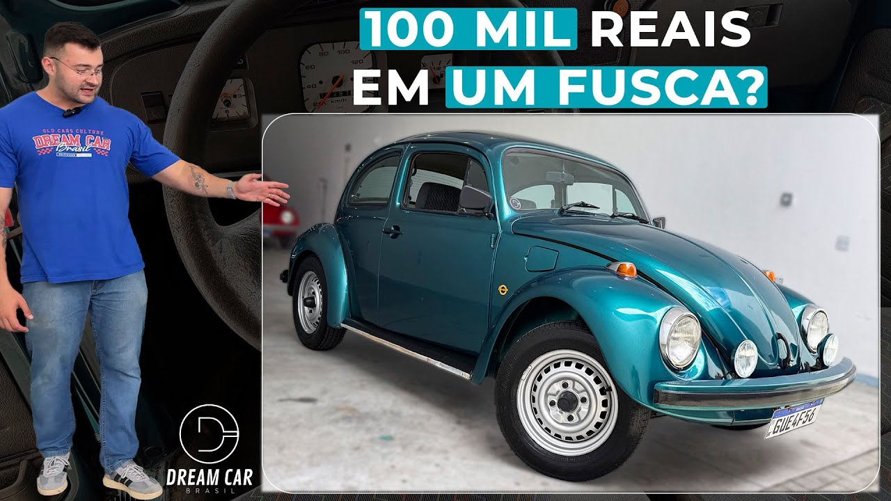 UM FUSCA DE 100 MIL REAIS? Olha essa raridade!!! Fusca Série Ouro
