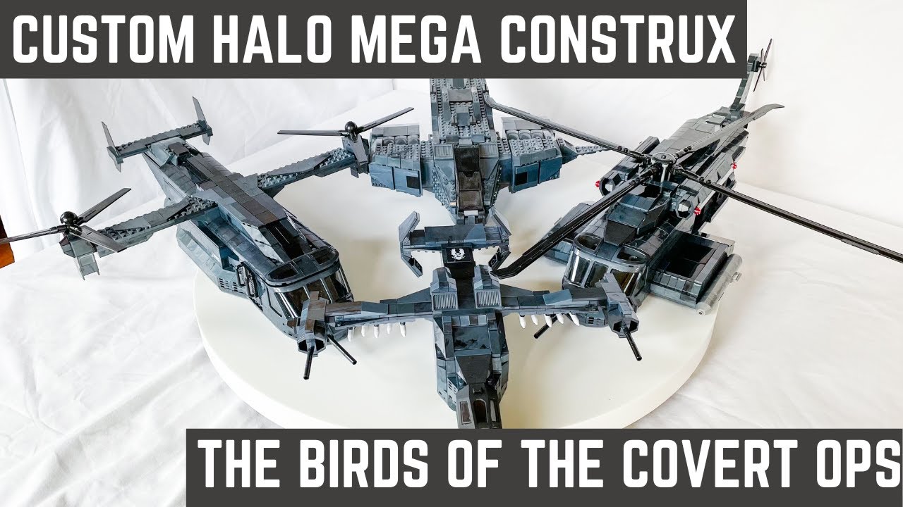 CUSTOM HALO MEGA BLOKS/CONSTRUX | The BIRDS of the Covert Ops