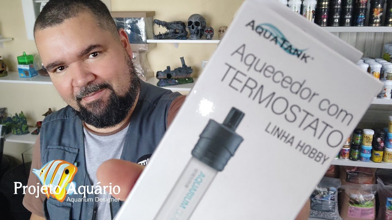 Termostato pequeno e muito confiável Aquatank.