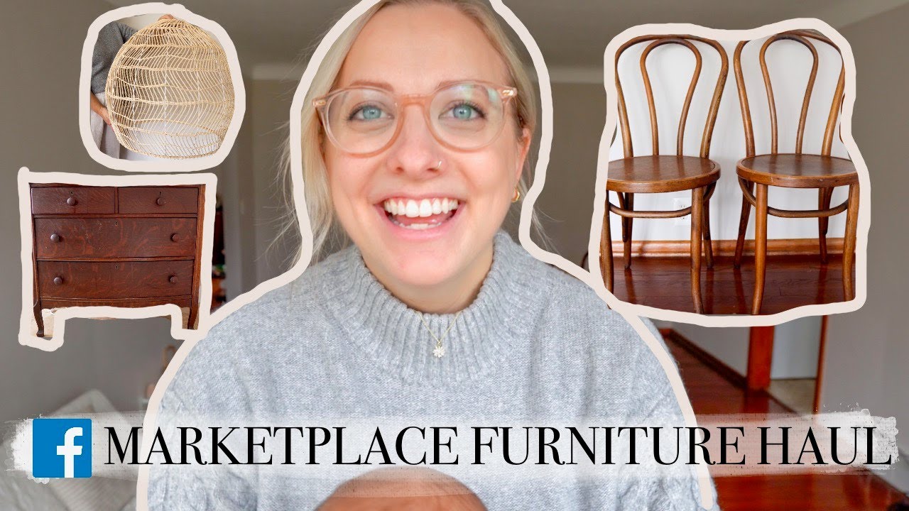 MARKETPLACE FURNITURE HAUL (second hand vintage home decor) EP 2. Rental Made Home