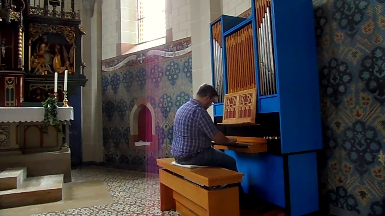 Vorstellung Orgelregister Dulciana 4' - Marienkirche Kennfus (Teil 1: Klangproben)