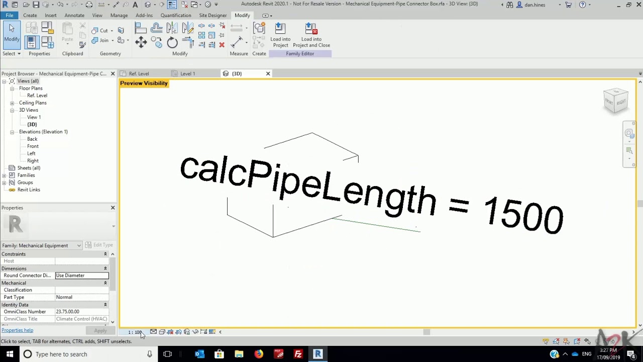 Autodesk - How to apply Parametric Rotation of Revit MEP Connectors #Hacktober