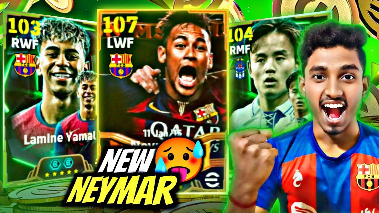 14,800 COINS FOR 107 BIG TIME NEYMAR🥶 PACK OPENING🔥 | EPIC ACCELERATION BURST🤯 | Efootball 2025
