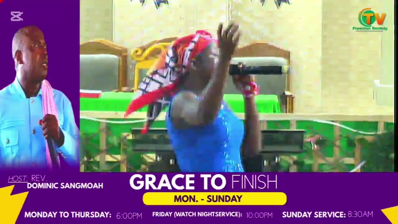 A moment of praise and Adoration the atmosphere changed as Mercy Lambon leads
