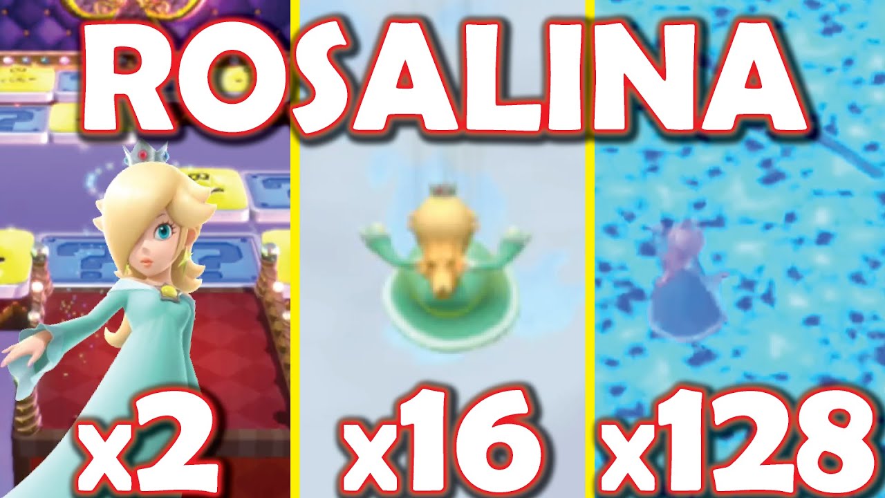 What if every level doubles Rosalina's spin attack jump height? [Super Mario 3D World mod]