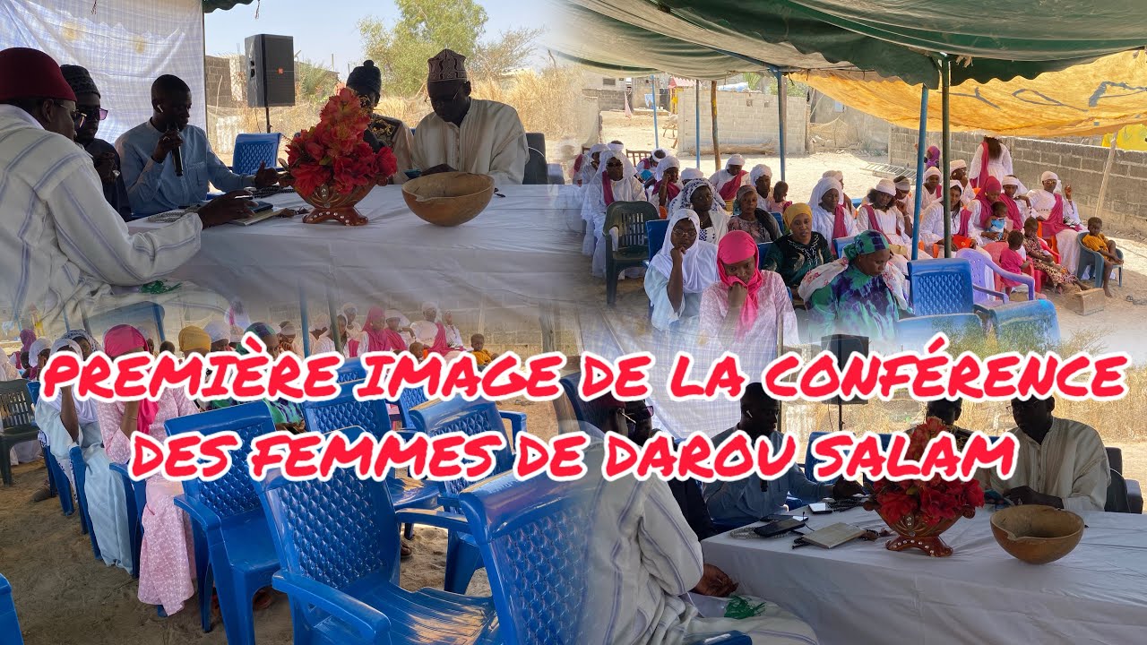 PREMIÈRE IMAGE DE LA CONFÉRENCE DES FEMMES DE DAROU SALAM LE 22 FÉVRIER 2026