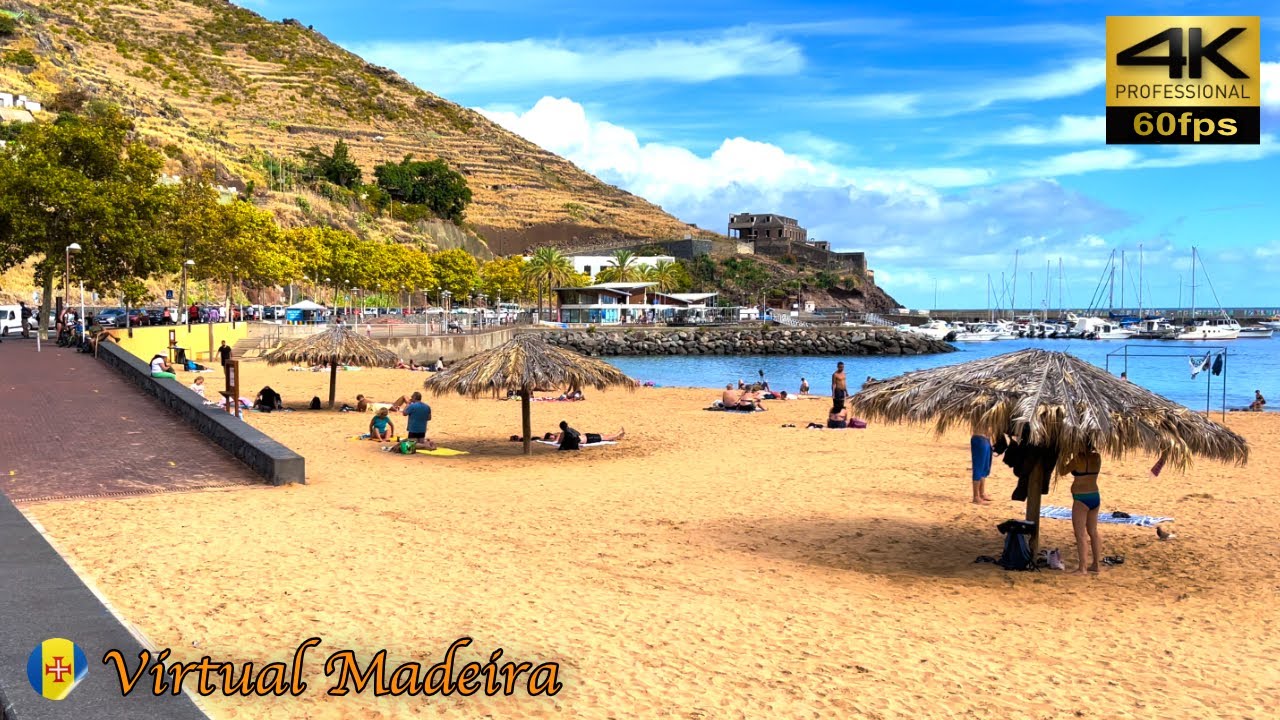 MADEIRA - Machico 💢4K 60fps 🌈HDR 🎧Live Sounds #virtualmadeira