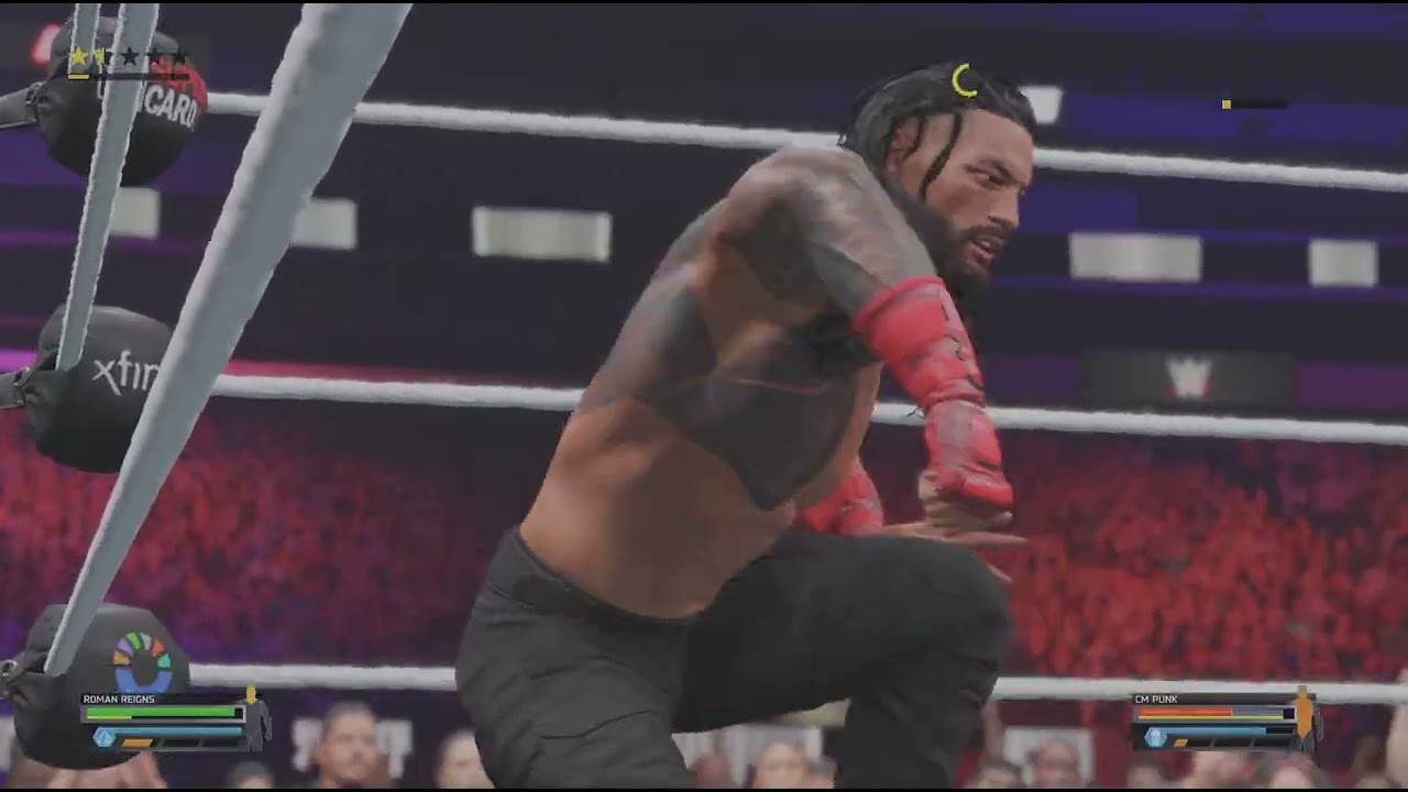 WWE 2K25 Roman Reigns Vs CM Punk WrestleMania 42