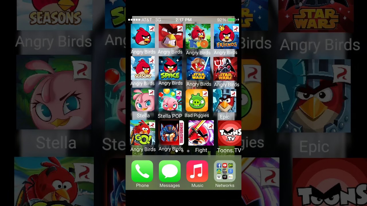 Angry Birds iOS 7 Old Games