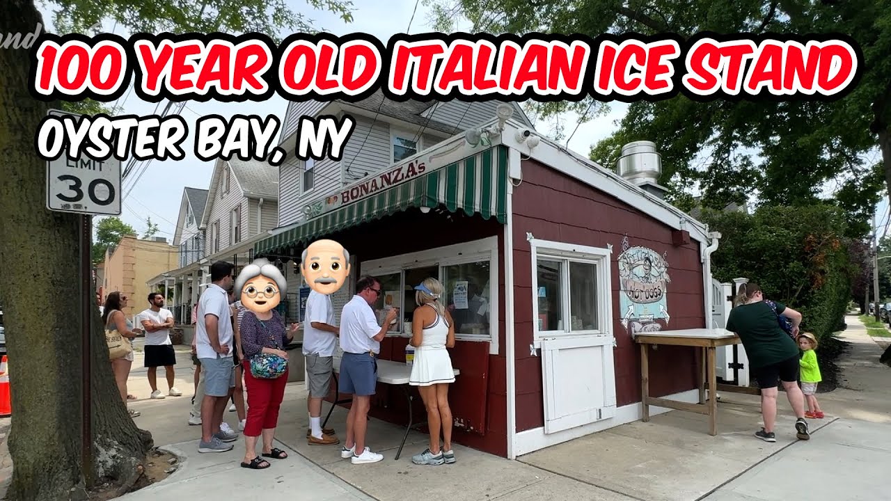 100 Year Old Italian Ice Stand - Bonanza's - Oyster Bay, New York
