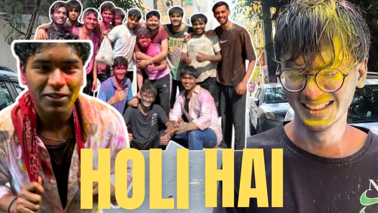 HAPPY HOLI SBKO 🥳🥳 -Do bihario ki hui ldai 😭😭😂