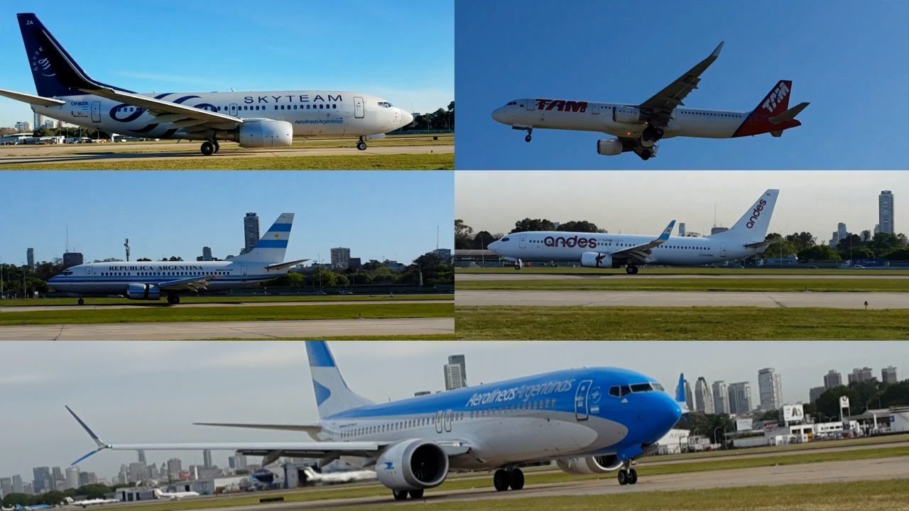 Plane spotting at Aeroparque/AEP: Best moments of 2017
