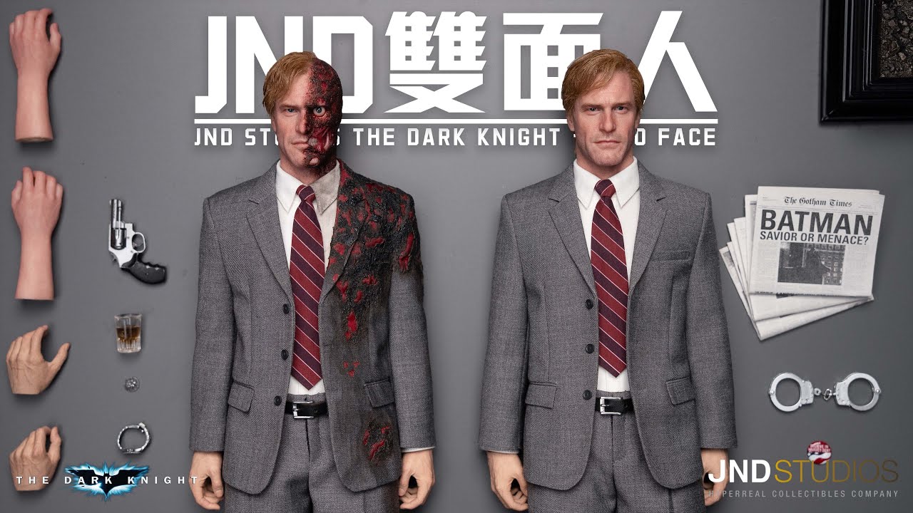 【首發測評】售價1399美金的水準！JND Studios 黑暗騎士 雙面人 開箱分享