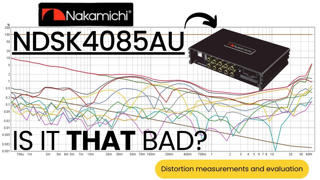Is Nakamichi NDSK4085AU any good? Distortion measurements