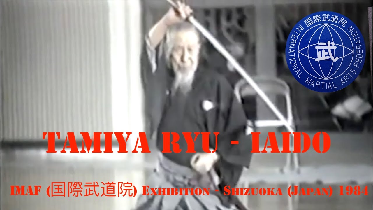 Tamiya Ryu: Iaido - IMAF (国際武道院) Exhibition  - Shizuoka (Japan) 1984