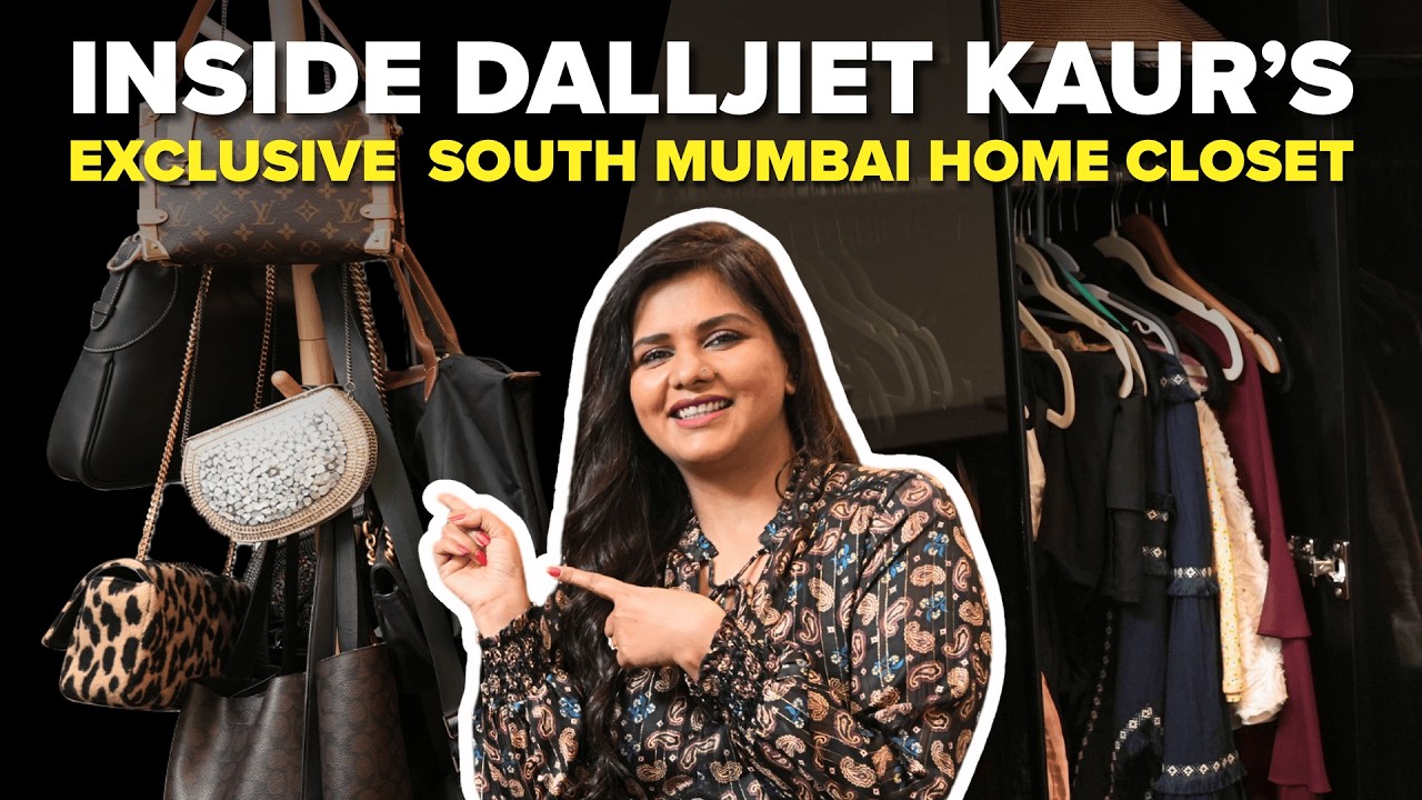 Inside Dalljiet Kaur’s South Mumbai Home & Closet Tour | HF Raids | Hauterrfly